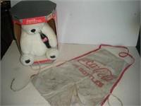 Coca Cola Bear- Vintage Apron