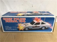 Vintage battery controlled chief police car