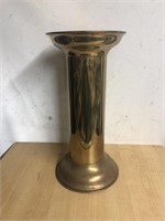 Vintage brass pedestal . Store display  weighted