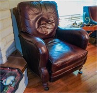 Leather recliner