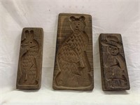 Vintage Candy/Cookie Wooden Molds