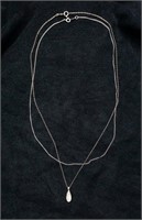 14k white gold necklaces