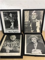 Vintage lot of actors and actresses autographed