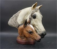 Arabian Bust horse statue
