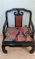 Oversized Lacquered  Arm Chair