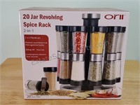 20 Jar Revolving Spice Rack