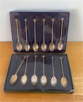 Lot of Tea Spoons Silver plate