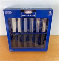 NIB Steak Knife Set 12