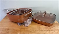 Set of 2 Copper Chef Pans