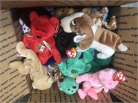 Lot of 20 TY Beanie Babies with tags .