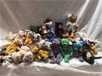 Lot of 20 plus Ty Beanie Babies with Tags some of