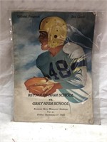 1948 Reynolds high school vs Gray high school