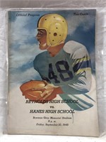 1948 Reynolds high school vs Hanes high school