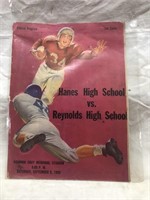 1950 Hanes high school vs Reynolds high school