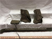 Vintage Military ammo belt anklets and first aid