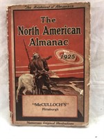 Vintage hardback 1925 The North American Almanac