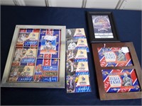 Group of Signed KU Basketball Player cards etc.