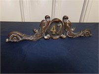 Bronze Dolphin Submarine (c 1914) Plaque / topper