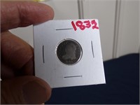 1932 Capped Bust Dime - uncommon type coin