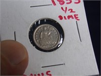 1953 1/2 Dime in vf-XF condition look