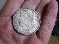 1921 D Morgan 90% Silver Dollar - Nice condition
