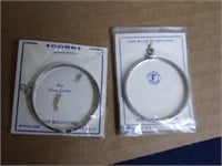 2 New Sterling Silver bezels for Silver Dollars