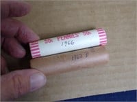 2 full rolls 1966 & 1963 D Lincoln Cents
