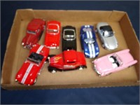 8 Nice Die Cast Corvettes, BMW, Shelby and more