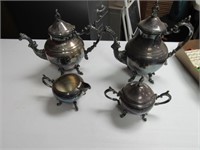 silver plated tea set