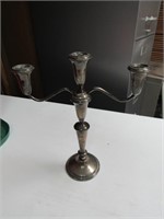 silver plated  candleholder