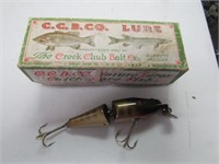 creek chub wood lure w/box