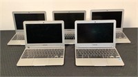 (5) Samsung XE303C12 Laptops