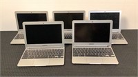 (5) Samsung XE303C12 Laptops
