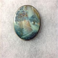 Forest Scene Broach