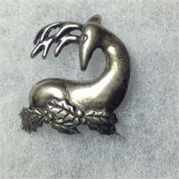 925 Sterling Deer Broach