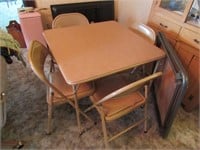 card table w/chairs