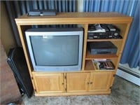 tv,electronics & cabinet