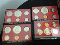 U.S. Proof Sets (4 Total)