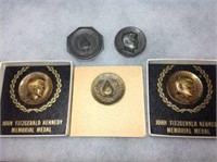 Plankets & Medals of President JFK