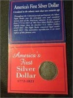 First Silver Dollar - Reproduction