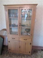 oak kitchen cupboard