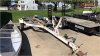 Boat trailer for a 14' boat