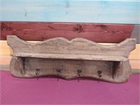 BARN WOOD COAT HANGER 32" X 12"