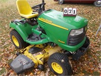 John Deere X485 62" Mower Deck (Like New)