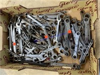 Assorted Gear Wrenches, Open End Wrenches SAE & me