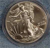 2017 UNC 1 OZ Fine Silver Eagle