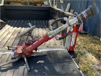 Vintage Elkhart fire truck nozzle (deck gun)