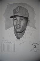 Billy Williams Signed Rookie Series Print