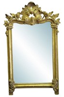 Fine Vintage Carved Gilt Wood Mirror