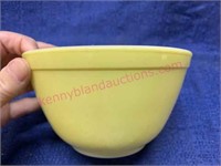 Small yellow Pyrex mixing bowl